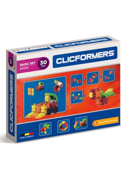 Clicformers - Basic Set - 30 Parça