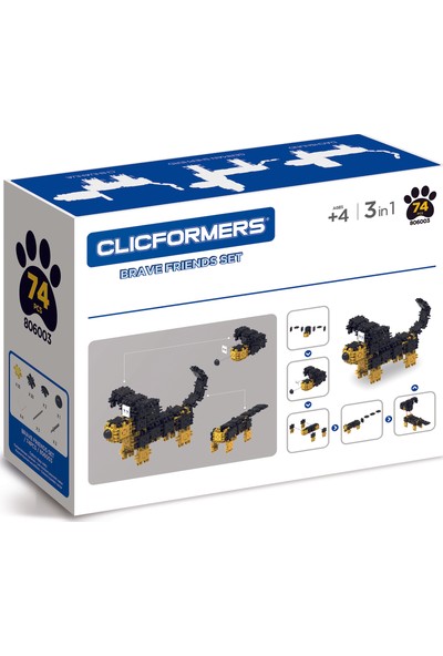 Clicformers - Brave Friends Set - 74 Parça