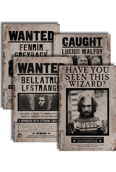 Ölüm Yiyenler Aranıyor Posterleri - Harry Potter