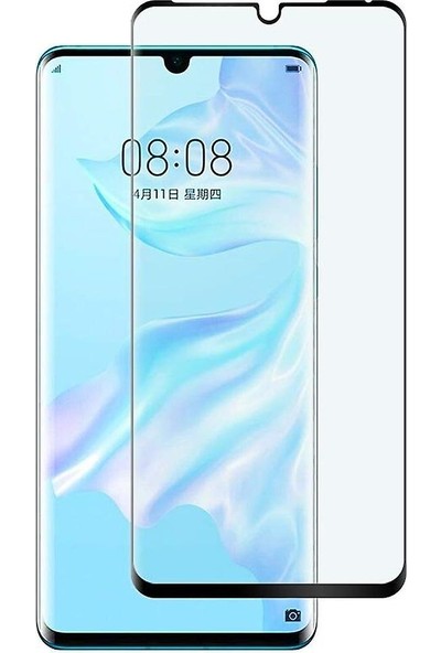 Diamond Glass Huawei P30 Lite Tam Kaplayan 5D Ekran Koruyucu Cam