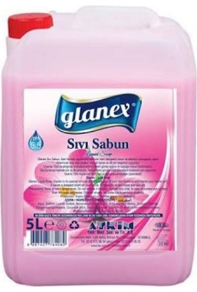 Tex Glanex Sıvı El Sabunu 5 Litre