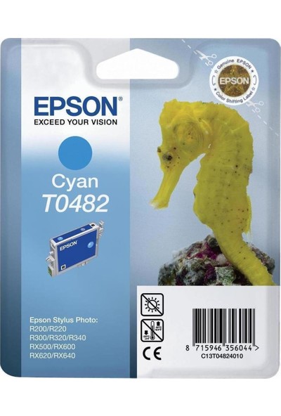 Epson T0482 Kartuş Mavi
