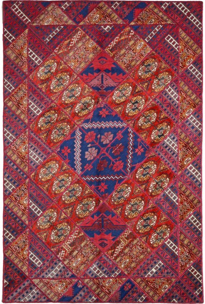 Yahyalı Koçaklar Yahyalı Patchwork El Dokuma Halı 125X186