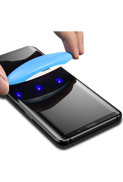 Sincap Samsung Galaxy Note 10 Telefon Ekran Koruyucu Cam ve Uv Yapıştırma Kiti Seti