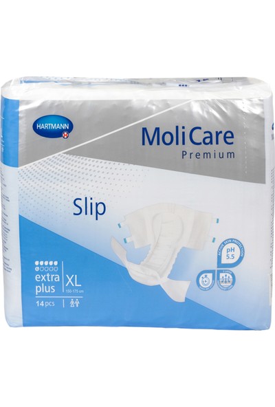Molicare Premium Extra Plus - Bel Bantlı Hasta Bezi Mavi-Xl