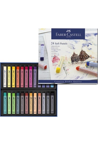 Faber-Castell Creative Studio Toz (Soft) Pastel Boya 24 Renk