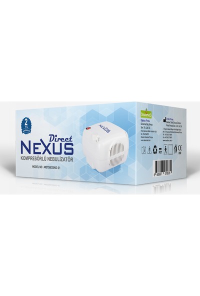 Direct Nexus Kompresörlü Buhar Makinesi Nebulizatör