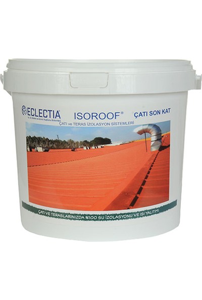 Eclectia Isoroof Likit Çatı Son Kat Kırmızı 20 kg
