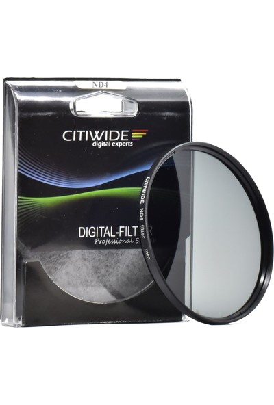 Citiwide 82 mm Nd4 Uzun Pozlama Filtresi 15 x 15 cm Microfiber Bez