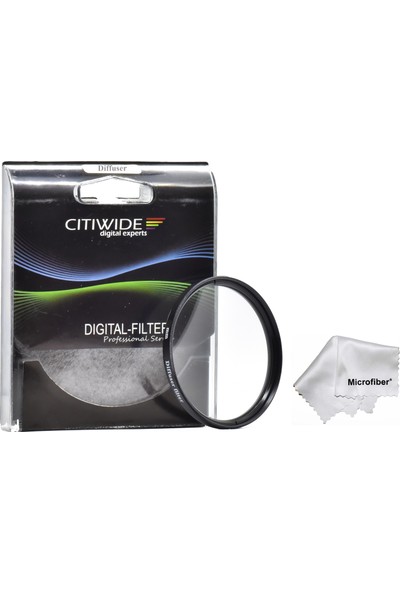 Citiwide 82 mm Soft Diffuser Yumuşatıcı Filtre 15 x 15 cm Microfiber Bez