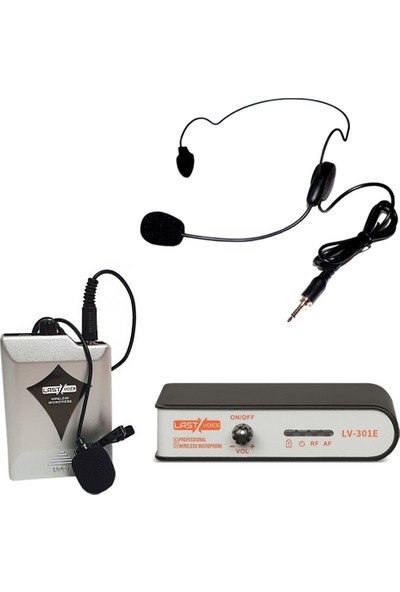 Lastvoice LV-301H Uhf Telsiz Kablosuz Headset Kafa Mikrofonu