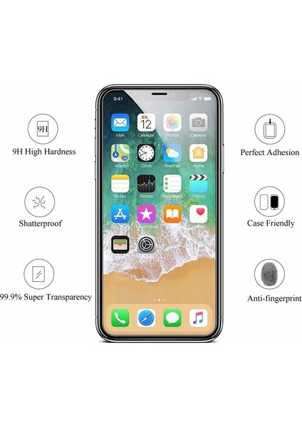 Case 4U Apple iPhone XR Tamperli Kırılmaz Cam Ekran Koruyucu
