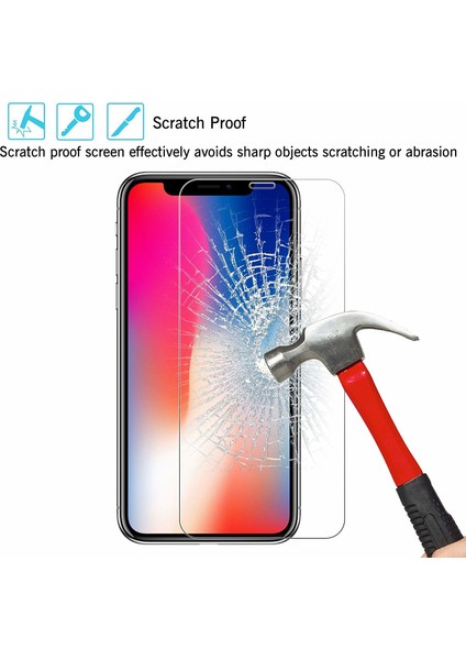 Case 4U Apple iPhone XR Tamperli Kırılmaz Cam Ekran Koruyucu