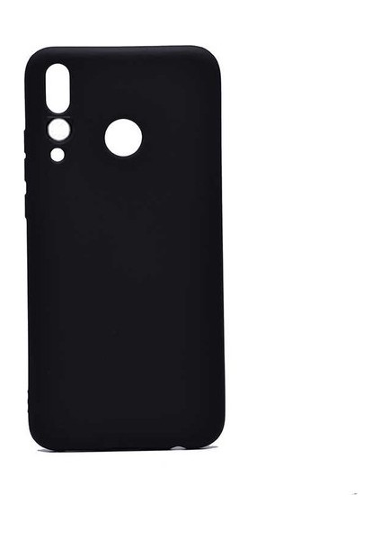 Case 4U Huawei Y9 2019 Kılıf Klasik Mat Renkli Yumuşak Premier Silikon Siyah