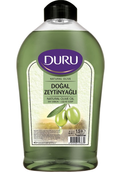 Natural Olive Zeytinyağlı Sıvı Sabun 1.5lt