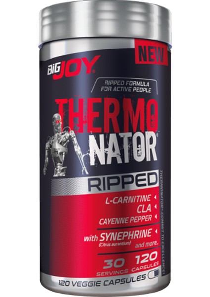 Terminatör Ripped L-Carnitine CLA Yağ Yakici Termojenik Zayiflama 120 Kapsül