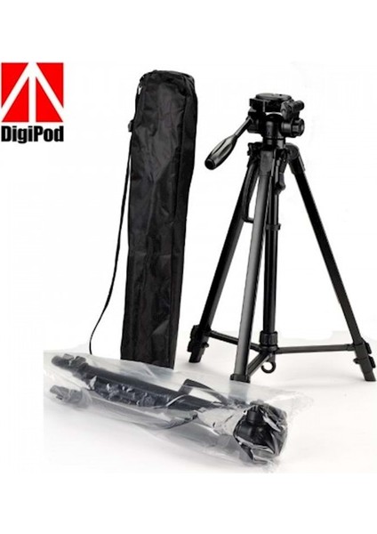 Rekor TR-462 Digipod 157 cm Profesyonel Tripod + Çanta