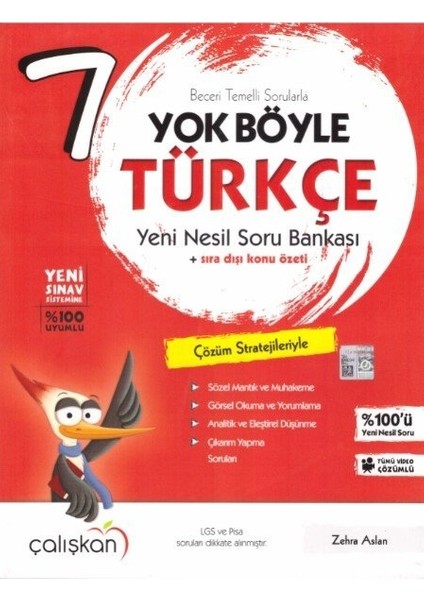 Çalışkan Yayınları 7. Sınıf Yok Böyle Türkçe Soru Bankası