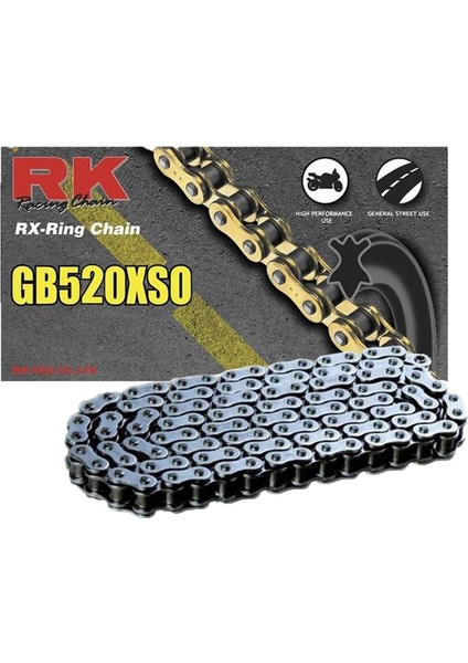 Suzuki GSX-R 250 Rk X-Ring Zincir 520 Xso 116L(2017-2018)