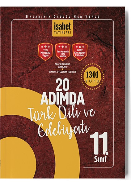 İsabet Yayıncılık 11. Sınıf 20 Adımda Türk Dili Ve Edebiyatı