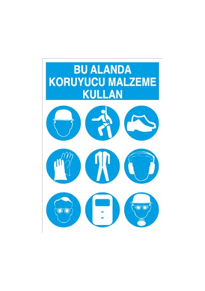 Bu Alanda Koruyucu Malzeme Kullan Pvc - Leksan