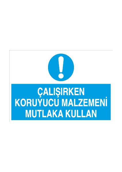 Çalışırken Koruyucu Malzemeni Mutlaka Kullan Alüminyum