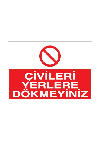 Çivileri Yerlere Dökmeyiniz Sticker - Folyo