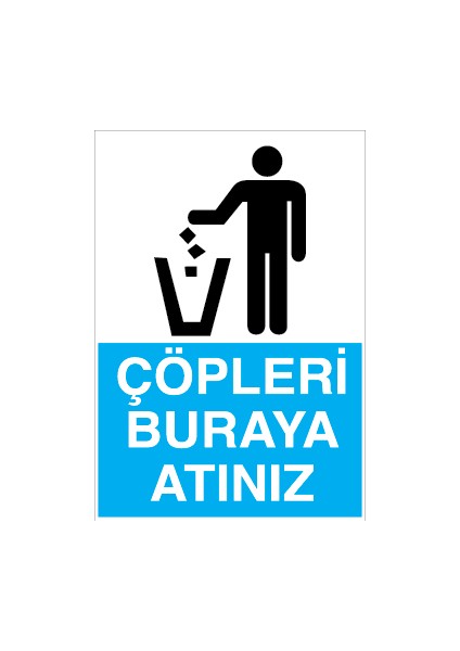 Çöpleri Buraya Atınız Alüminyum