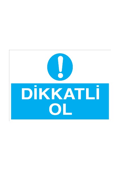 Dikkatli Ol Pvc - Leksan