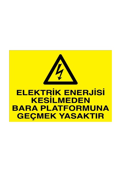 Elektrik Enerjisi Kesilmeden Bara Platformuna Geçmek Yasaktır Dekota
