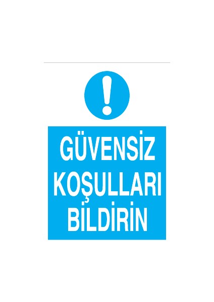 Güvensiz Koşulları Bildirin Alüminyum
