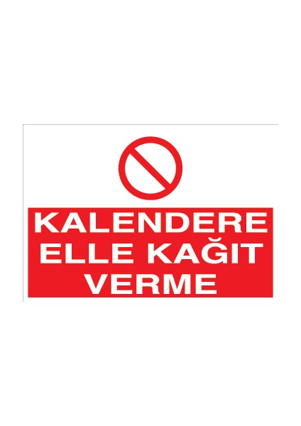 Kalendere Elle Kağıt Verme Pvc - Leksan