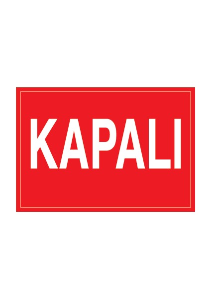 Kapalı Alüminyum