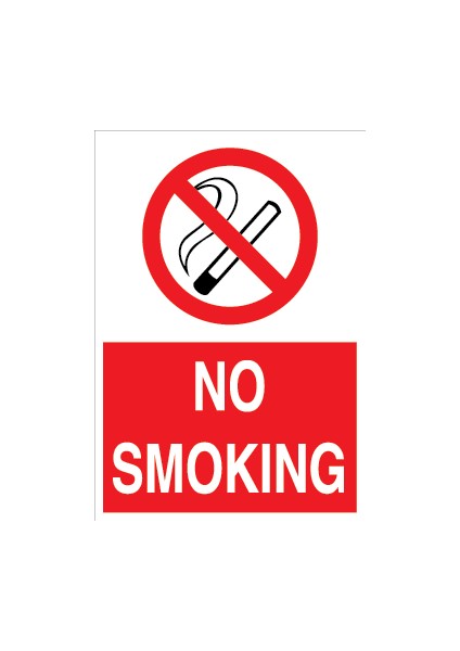 No Smoking Sticker - Folyo