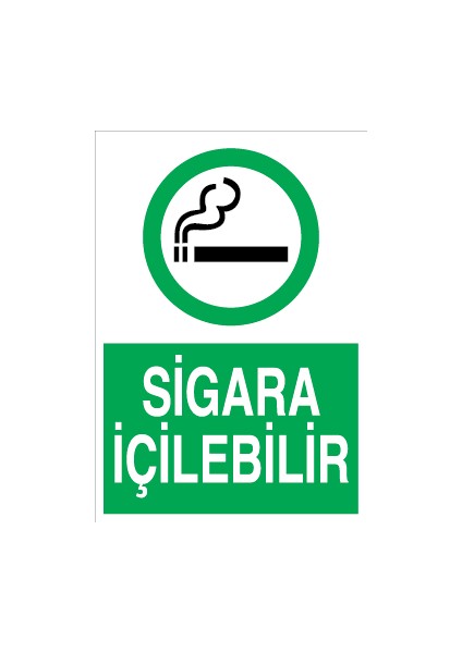 Sigara Içilebilir Sticker - Folyo