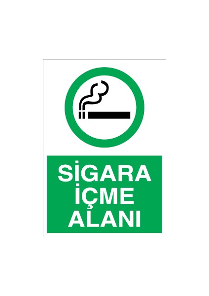Sigara Içme Alanı Alüminyum