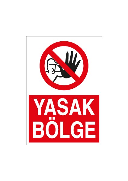 Yasak Bölge Pvc - Leksan