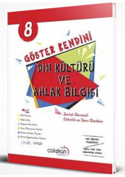 8. Sınıf Din Kültürü ve Ahlak Bilgisi Göster Kendini Soru Bankası