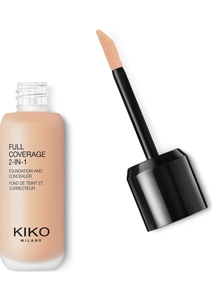 Fondöten & Kapatıcı-Full Coverage 2-in-1 Foundation & Concealer-10 Warm Rose-Mat Saten Bitişli