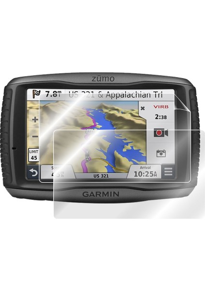 Garmin Zumo 590 / 590LM / 595 / 595LM 5 Inch Motosiklet Navigasyon Ekran Koruyucu (2 Adet)