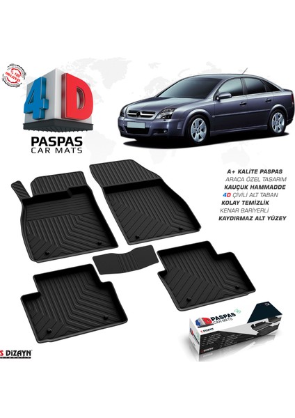 Opel Vectra C 4D Havuzlu Paspas 2002-2008 A+Kalite