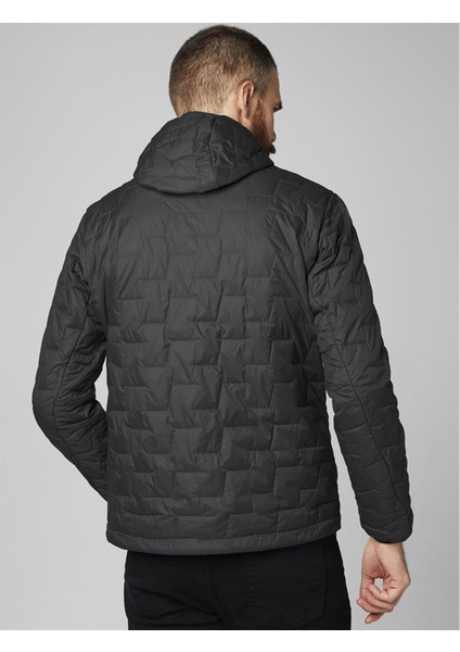 Hh Lıfaloft Hooded Insulator Jack HHA.65604.HHA991.L Helly Hansen Erkek Mont Siyah fiyatları