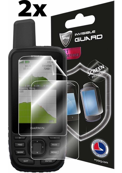 Garmin Gpsmap 66ST Gps El Tipi Navigator Ekran Koruyucu (2 Adet)