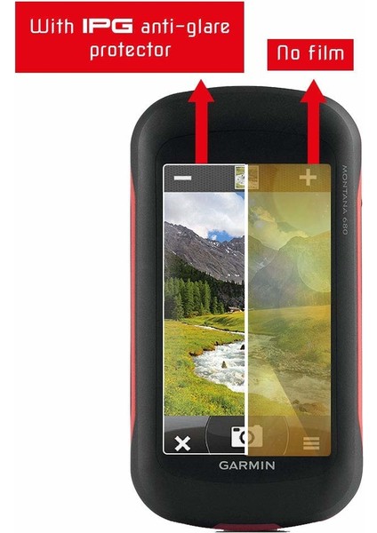 Garmin Montana 680 / 680T El Tipi Gps Cihazı Ekran Koruyucu (2 Adet)