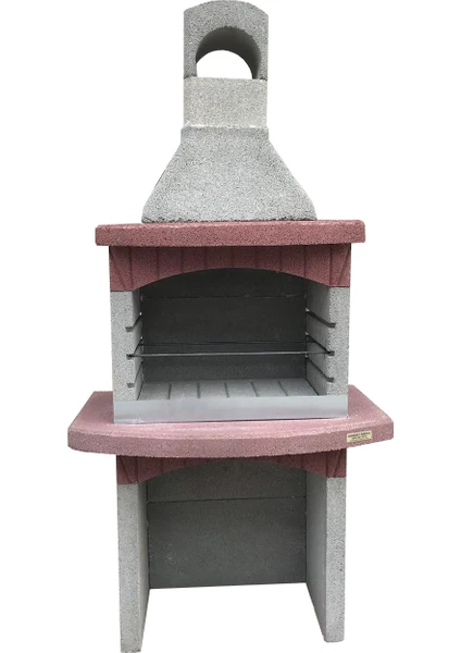 Barbekü Özkoca Bims Beton Barbekü 80'lik Davlumbazlı Model