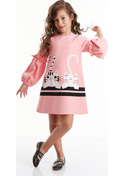 Cute Friends Kız Çocuk Dokuma Elbise