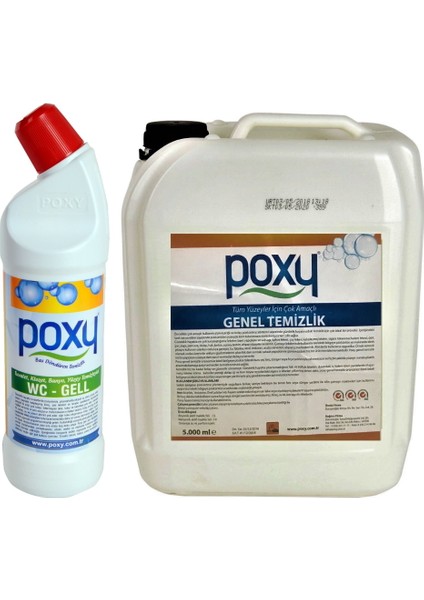 Genel Temizlik 5000 ml Wc Jell 1000 ml