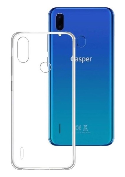 Casper Via G4 Silikon Kılıf + Nano Ekran Koruyucu Şeffaf