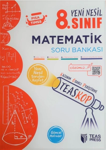 Teas Press Yayınları 8. Sınıf Teaskop Matematik Soru Bankası