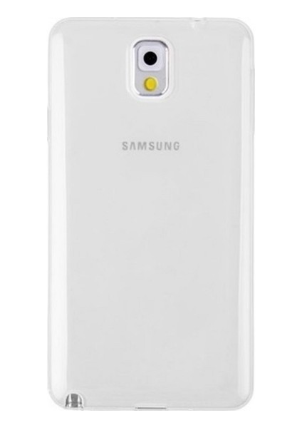 Samsung Galaxy Note 3 Silikon Kılıf + Nano Ekran Koruyucu Şeffaf